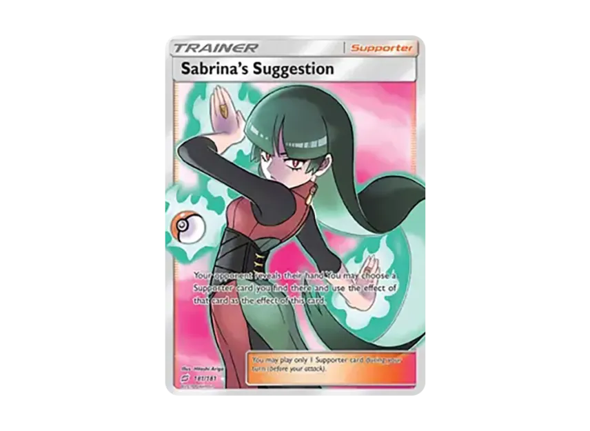Sabrina's Suggestion UR [181-TEAM-UP 181/181] (Sun & Moon "Team Up")