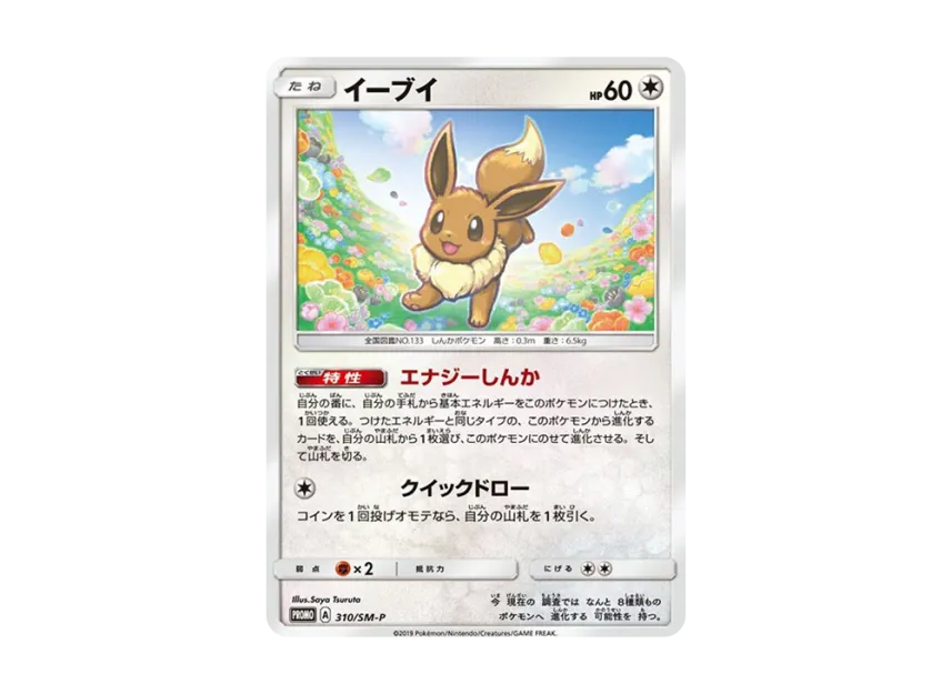 Eevee P [SM-P 310] (Promotional Cards "Next Generation World Hobby Fair '19 Winter Pokemon Card Lottery")