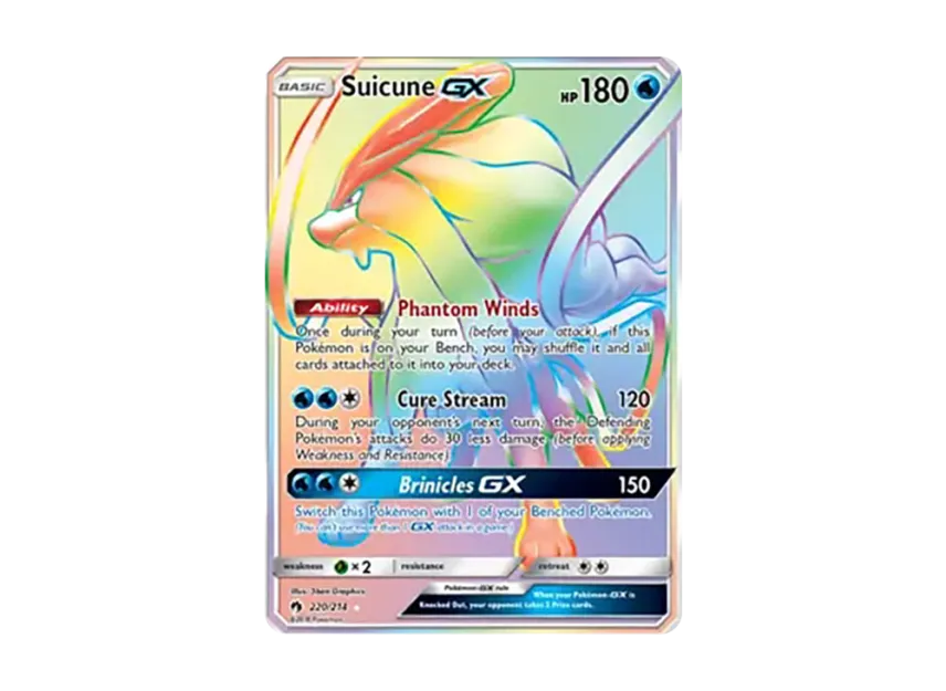 Suicune GX RR [214-LOST-THUNDER 220/214] (Sun & Moon "Lost Thunder")