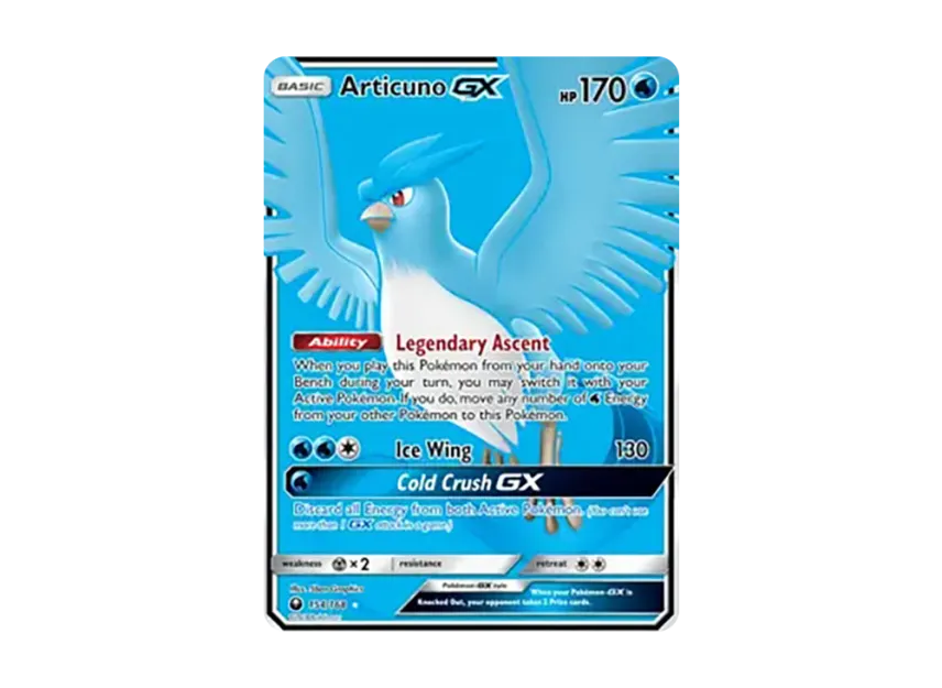 Articuno GX UR [168-CELESTIAL-STORM 154/168] (Sun & Moon "Celestial Storm")