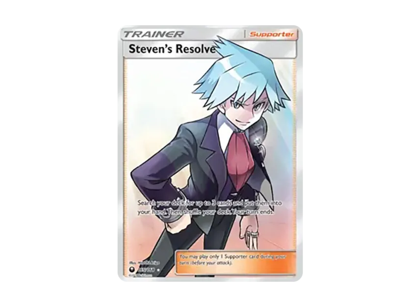 Steven's Resolve UR [168-CELESTIAL-STORM 165/168] (Sun & Moon "Celestial Storm")
