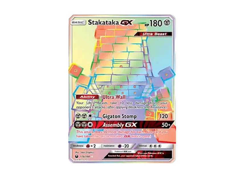 Stakataka GX RR [168-CELESTIAL-STORM 176/168] (Sun & Moon "Celestial Storm")