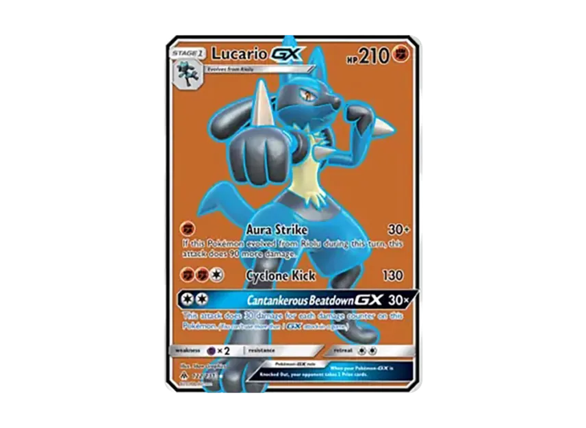 Lucario GX UR [131-FORBIDDEN-LIGHT 122/131] (Sun & Moon "Forbidden Light")