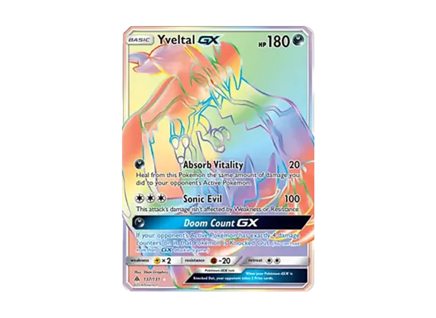 Yveltal GX RR [131-FORBIDDEN-LIGHT 137/131] (Sun & Moon "Forbidden Light")