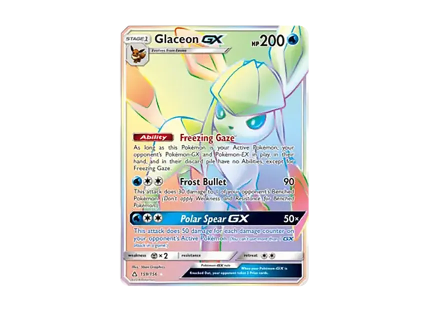 Glaceon GX RR [138-ULTRA-PRISM 159/138] (Sun & Moon "Ultra Prism")