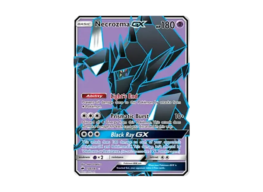 Necrozma GX UR [147-BURNING-SHADOWS 134/147] (Sun & Moon "Burning Shadows")