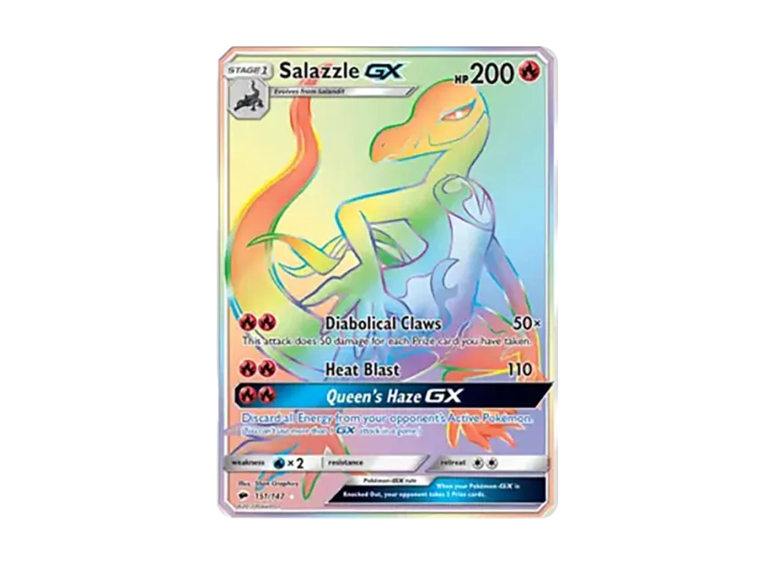 Salazzle GX RR [147-BURNING-SHADOWS 151/147] (Sun & Moon "Burning Shadows")