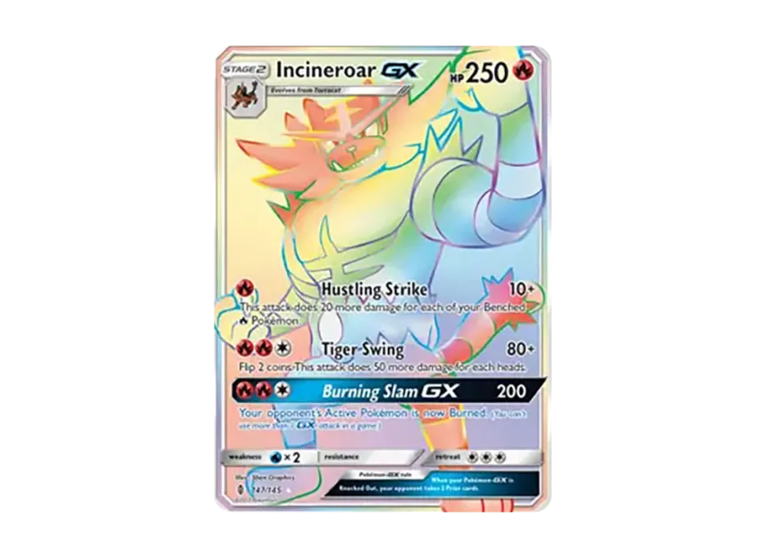 Incineroar GX RR [145-GUARDIANS-RISING 147/145] (Sun & Moon "Guardians Rising")