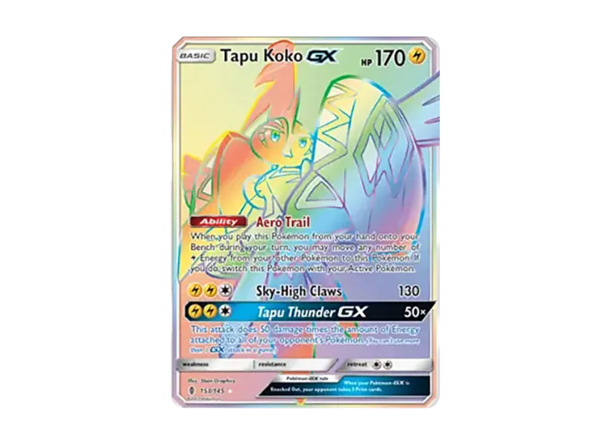 Tapu Koko GX RR [145-GUARDIANS-RISING 153/145] (Sun & Moon "Guardians Rising")