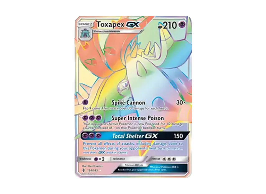 Toxapex GX RR [145-GUARDIANS-RISING 154/145] (Sun & Moon "Guardians Rising")