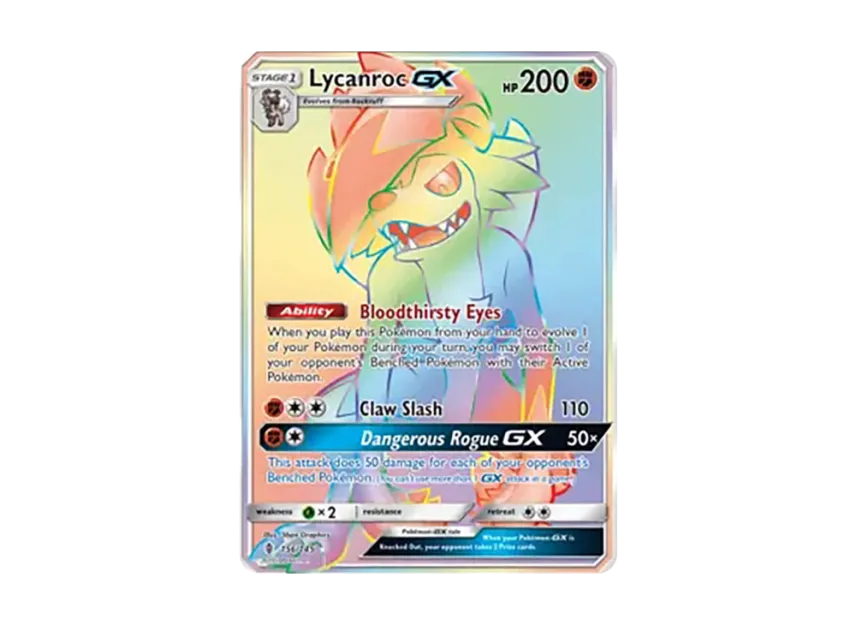 Lycanroc GX RR [145-GUARDIANS-RISING 156/145] (Sun & Moon "Guardians Rising")