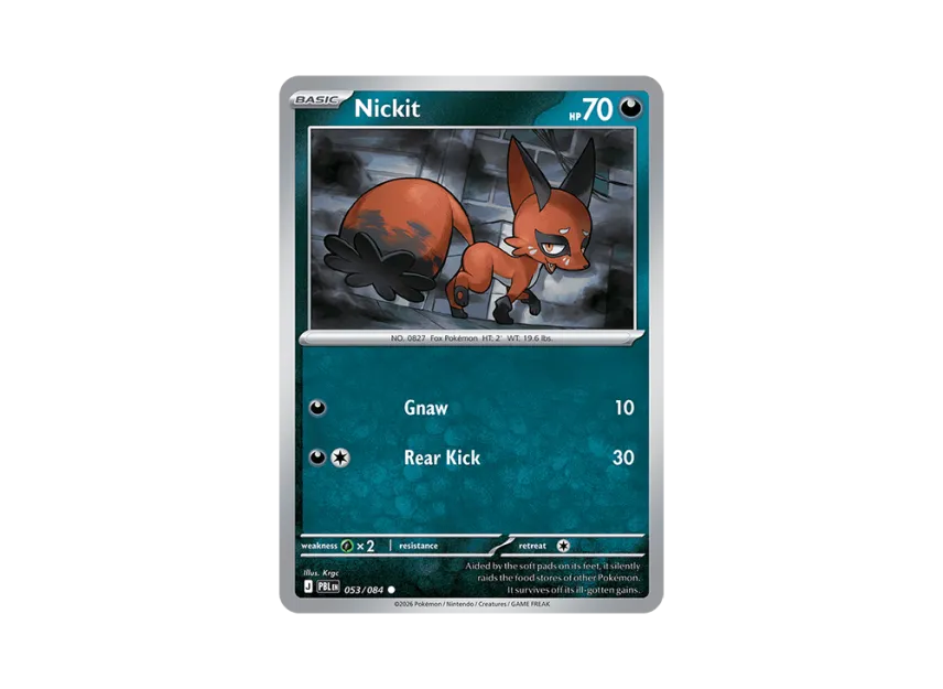 Nickit C [PBL 053/084] [EN] (Mega Evolution "Pitch Black Booster Display Box")