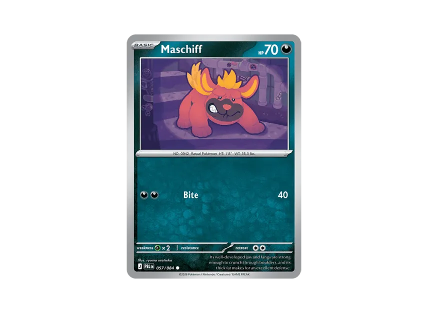 Maschiff C [PBL 057/084] [EN] (Mega Evolution "Pitch Black Booster Display Box")
