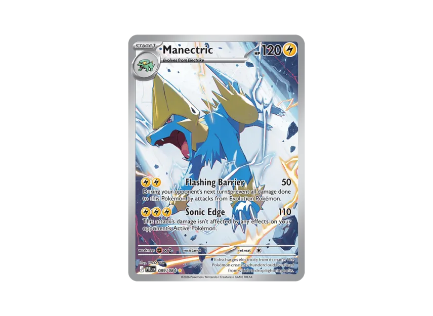 Manectric IR [PBL 089/084] [EN] (Mega Evolution "Pitch Black Booster Display Box")