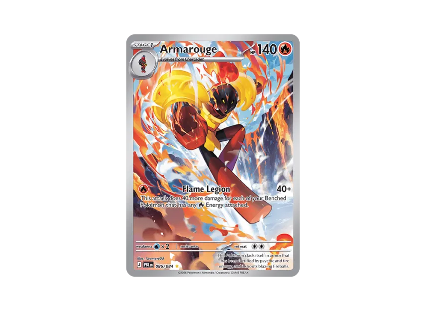 Armarouge IR [PBL 086/084] [EN] (Mega Evolution "Pitch Black Booster Display Box")