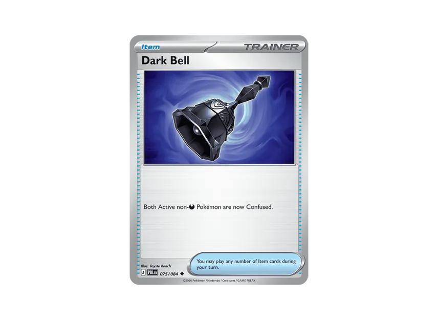 Dark Bell U [PBL 075/084] [EN] (Mega Evolution "Pitch Black Booster Display Box")