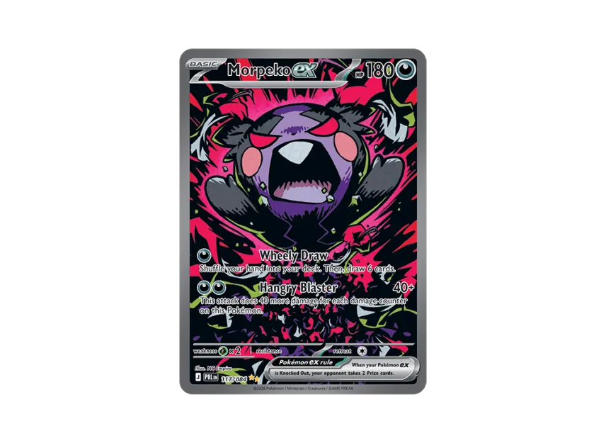 Morpeko ex SIR [PBL 117/084] [EN] (Mega Evolution "Pitch Black Booster Display Box")
