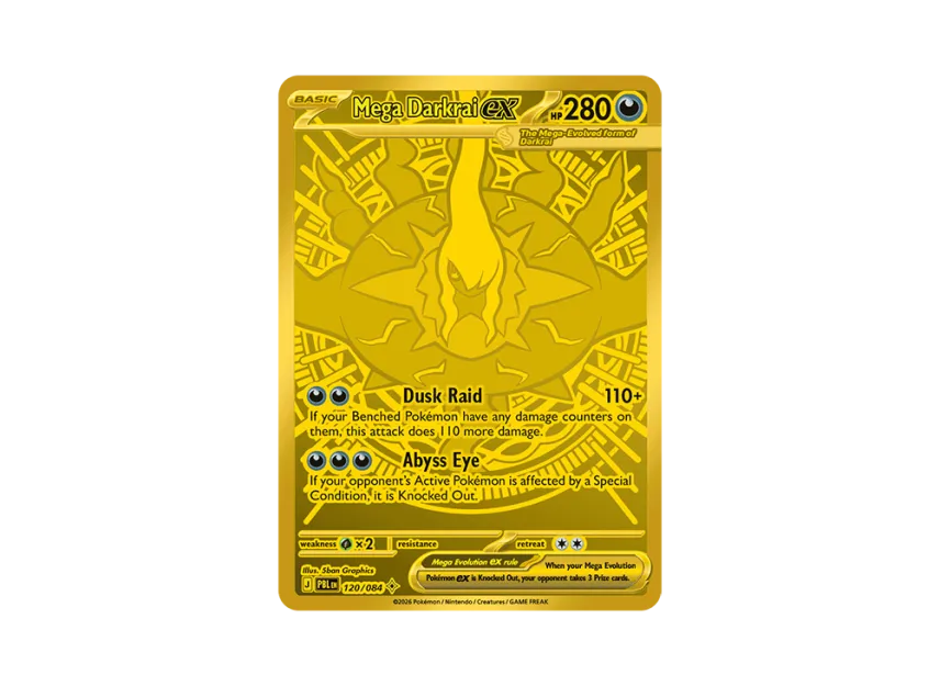 Mega Darkrai ex MHR [PBL 120/084] [EN] (Mega Evolution "Pitch Black Booster Display Box")