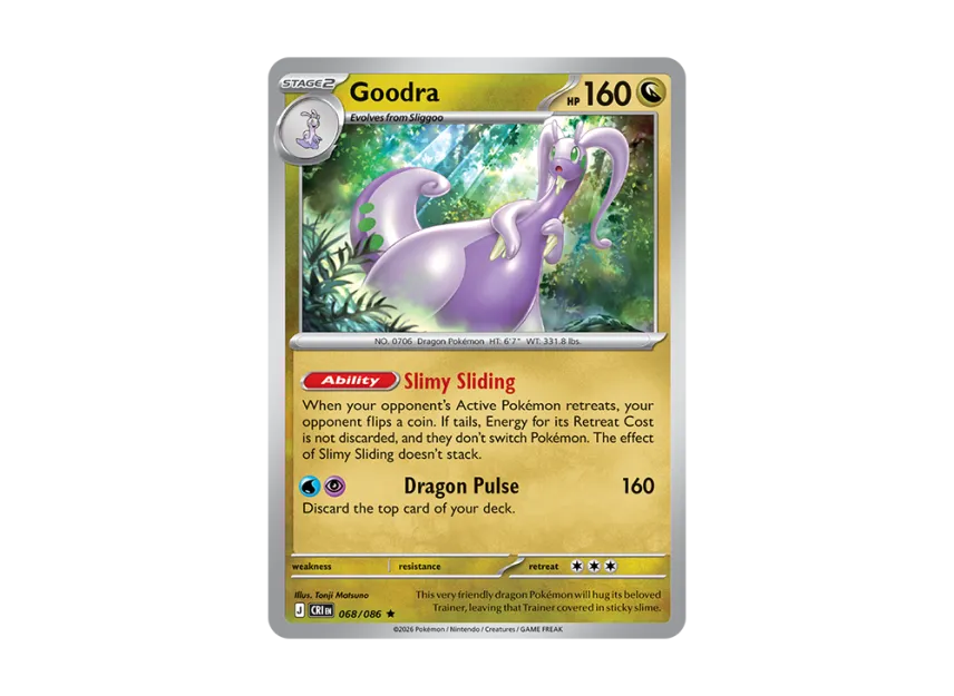 Goodra R [CRI 68/086] [EN] (Mega Evolution "Chaos Rising Booster Display Box")