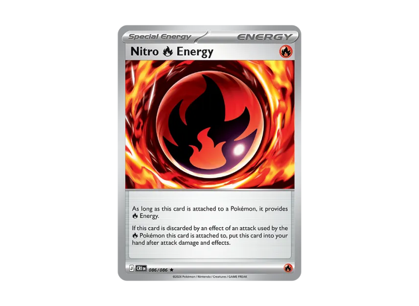 Nitro Energy R [CRI 86/086] [EN] (Mega Evolution "Chaos Rising Booster Display Box")