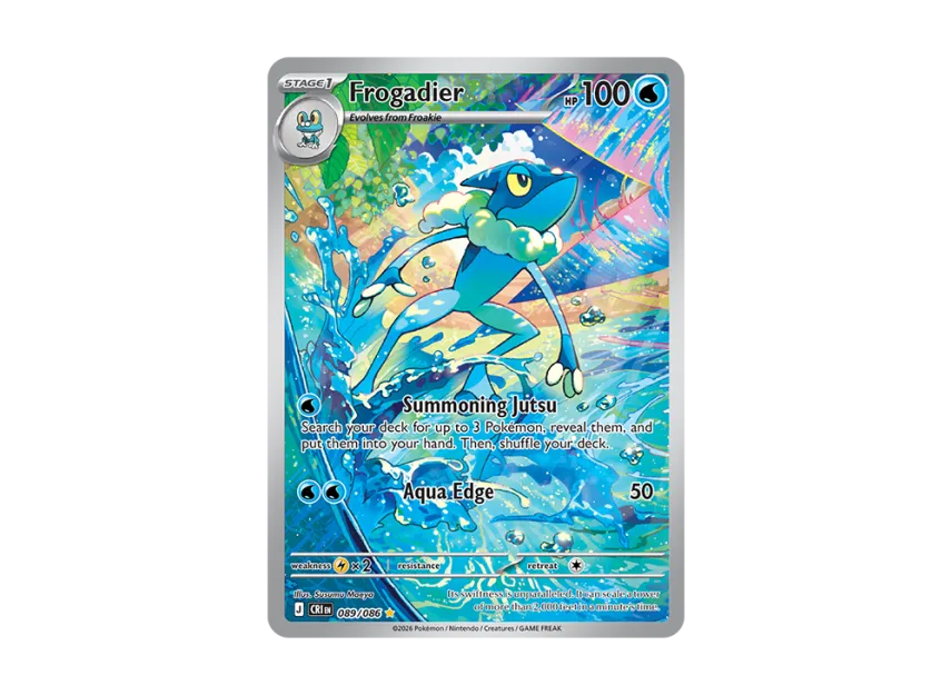 Frogadier IR [CRI 89/086] [EN] (Mega Evolution "Chaos Rising Booster Display Box")