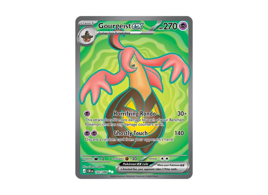 Gourgeist UR [CRI 102/086] [EN] (Mega Evolution "Chaos Rising Booster Display Box")