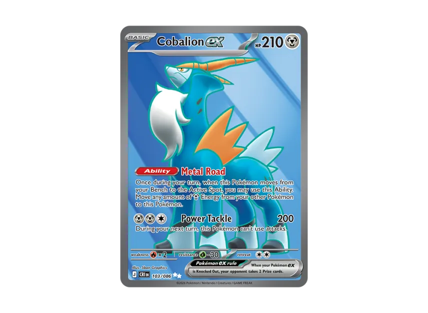 Cobalion UR [CRI 103/086] [EN] (Mega Evolution "Chaos Rising Booster Display Box")