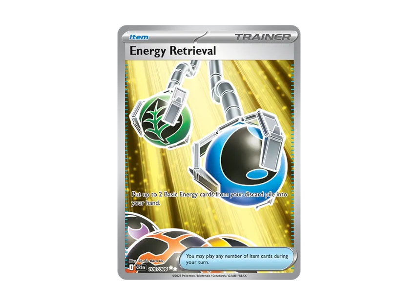 Energy Retrieval UR [CRI 108/086] [EN] (Mega Evolution "Chaos Rising Booster Display Box")