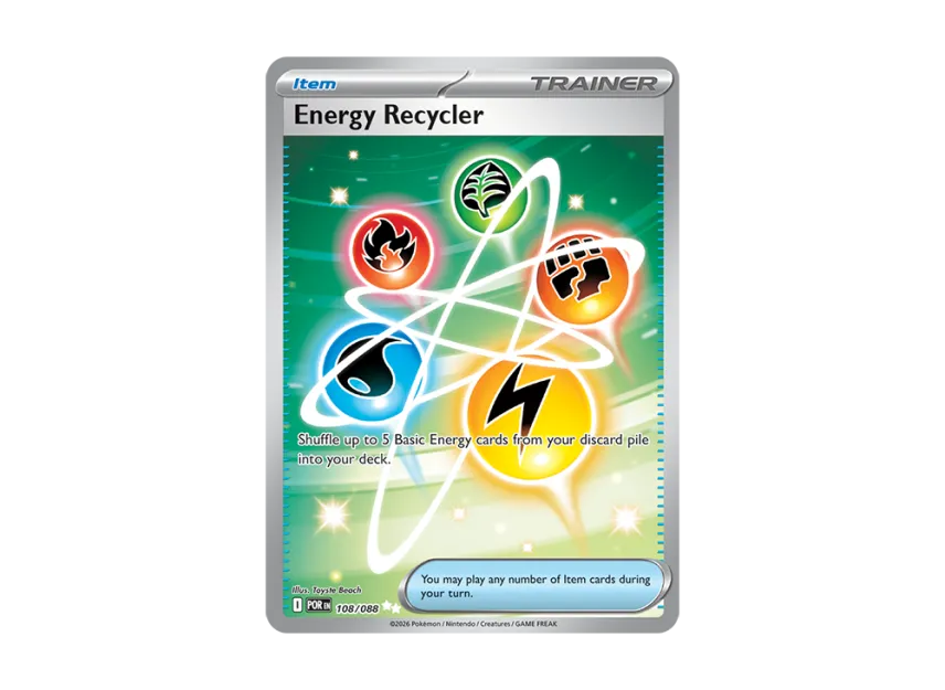 Energy Recycler UR [POR 108/088] [EN] (Mega Evolution "Perfect Order Booster Display Box")