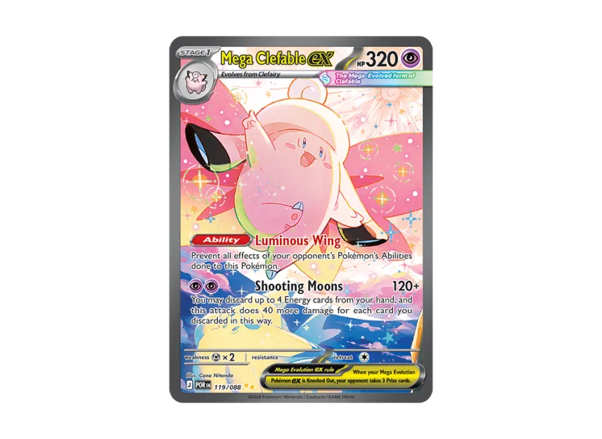 Mega Clefable ex SIR [POR 119/088] [EN] (Mega Evolution "Perfect Order Booster Display Box")
