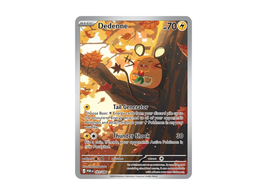 Dedenne IR [POR 093/088] [EN] (Mega Evolution "Perfect Order Booster Display Box")