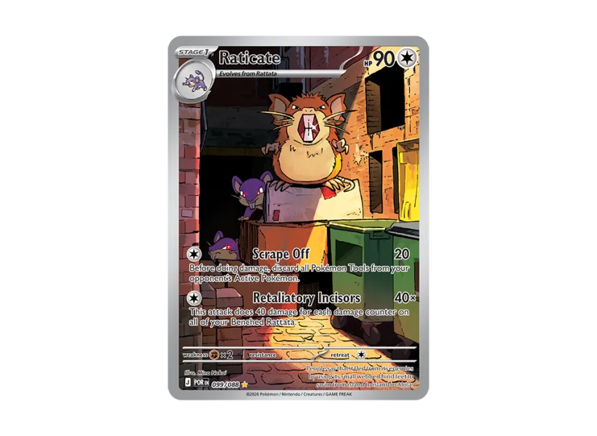 Raticate IR [POR 099/088] [EN] (Mega Evolution "Perfect Order Booster Display Box")