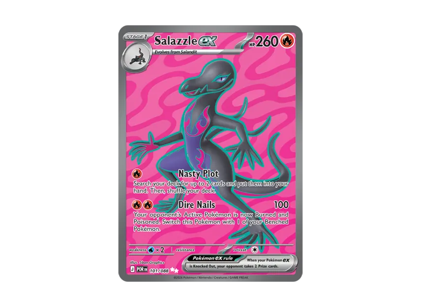 Salazzle ex UR [POR 101/088] [EN] (Mega Evolution "Perfect Order Booster Display Box")