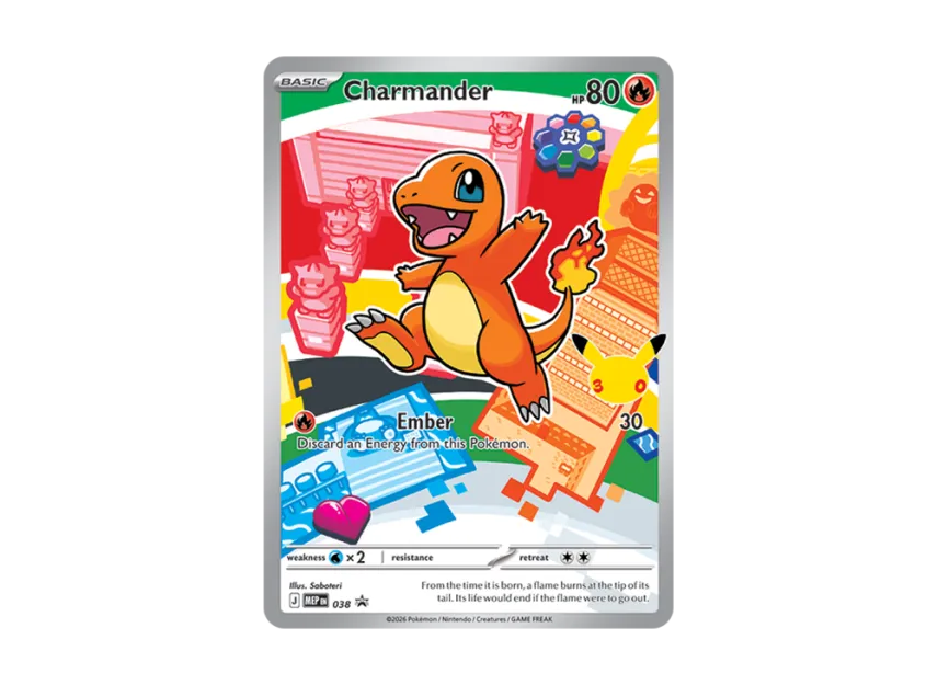 Charmander P [MEP 038] [EN] (Mega Evolution "First Partner Illustration Collection Series 1")