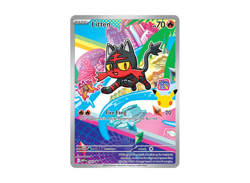 Litten P [MEP 044] [EN] (Mega Evolution "First Partner Illustration Collection Series 1")