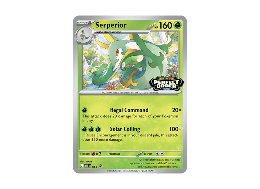 Serperior PROMO [MEP 064] [EN] (Mega Evolution "Perfect Order Build & Battle Box")