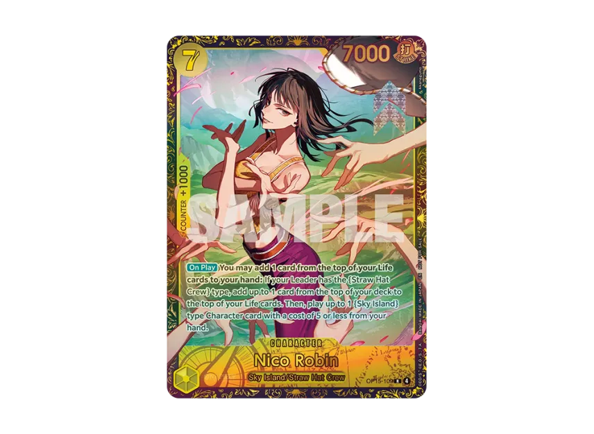 Nico Robin R : Top 16 [OP15-109] [EN] (Promotional Card "Championship 26-27 Regionals Season 2")