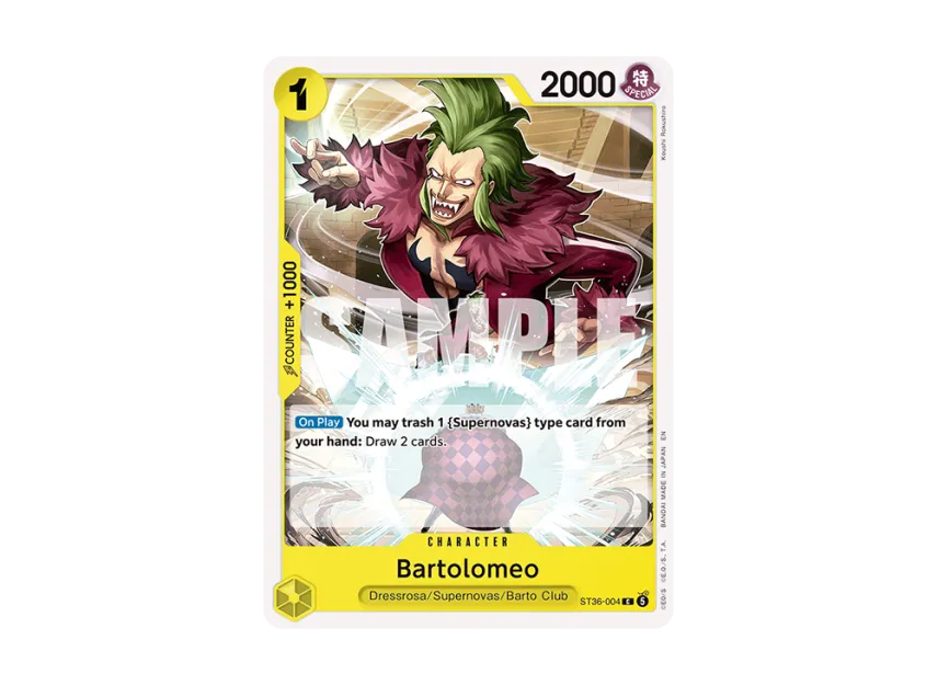 Bartolomeo C [ST36-004] [EN] (Start Deck "YELLOW Eustass Captain Kid")