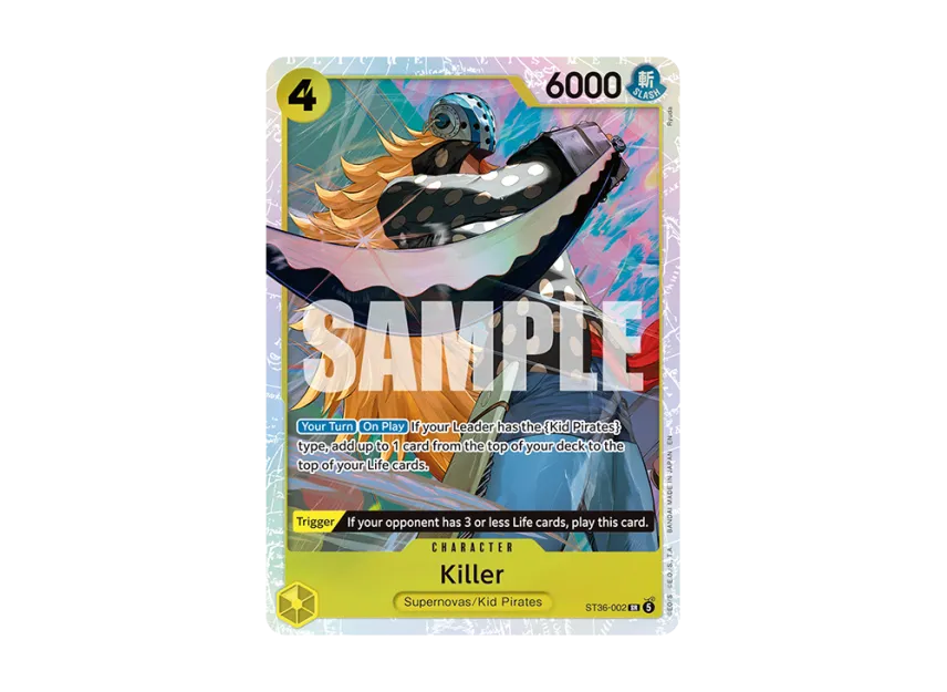 Killer SR [ST36-002] [EN] (Start Deck "YELLOW Eustass Captain Kid")