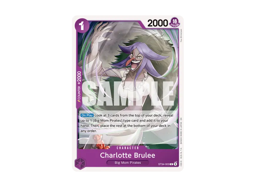Charlotte Brulee C [ST34-003] [EN] (Start Deck "PURPLE Charlotte Katakuri")