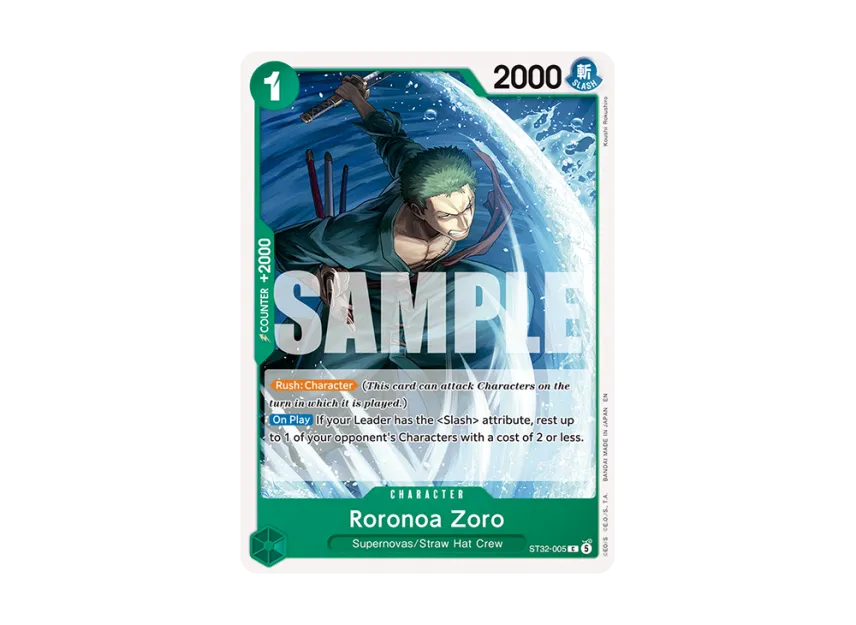 Roronoa Zoro C [ST32-005] [EN] (Start Deck "GREEN Roronoa Zoro")