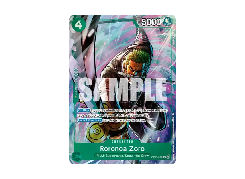 Roronoa Zoro R [OP13-037] [EN] (Premium Card Collection "Best Selection Vol.6")