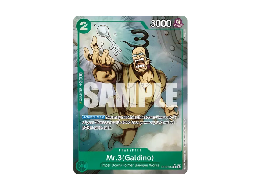 Mr.3(Galdino) C-P [ST30-014] [EN] (Starter Deck EX "Luffy&Ace")