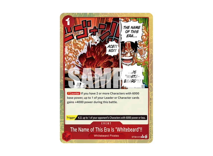 The Name of This Era Is "Whitebeard"!! C-P [ST30-015] [EN] (Starter Deck EX "Luffy&Ace")