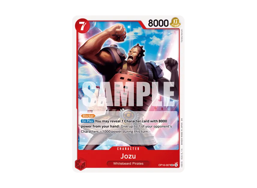 Jozu UC [OP16-007] [EN] (Booster Pack "THE TIME OF BATTLE")