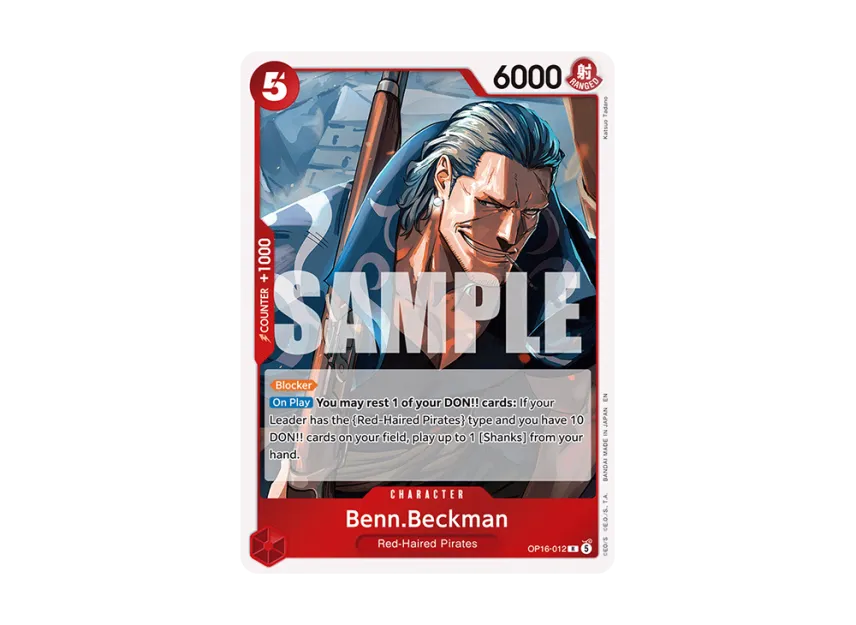 Benn.Beckman R [OP16-012] [EN] (Booster Pack "THE TIME OF BATTLE")