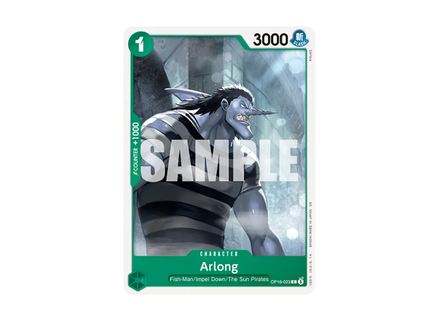 Arlong C [OP16-023] [EN] (Booster Pack "THE TIME OF BATTLE")