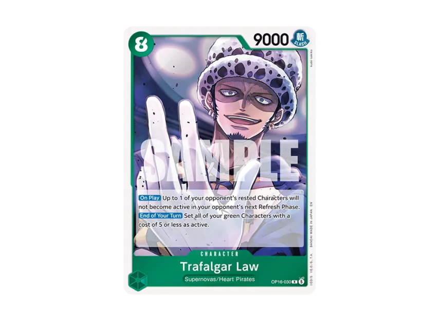Trafalgar Law R [OP16-030] [EN] (Booster Pack "THE TIME OF BATTLE")