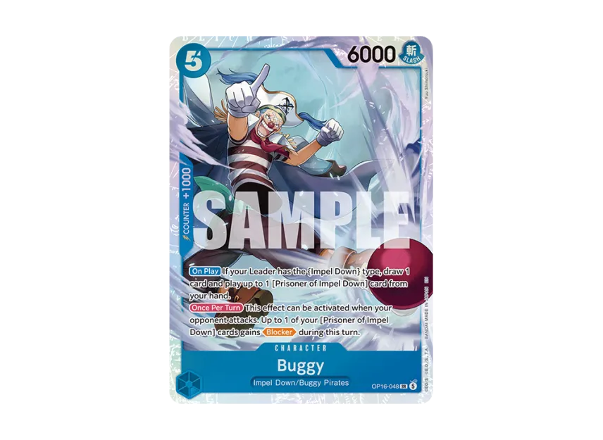 Buggy SR [OP16-048] [EN] (Booster Pack "THE TIME OF BATTLE")