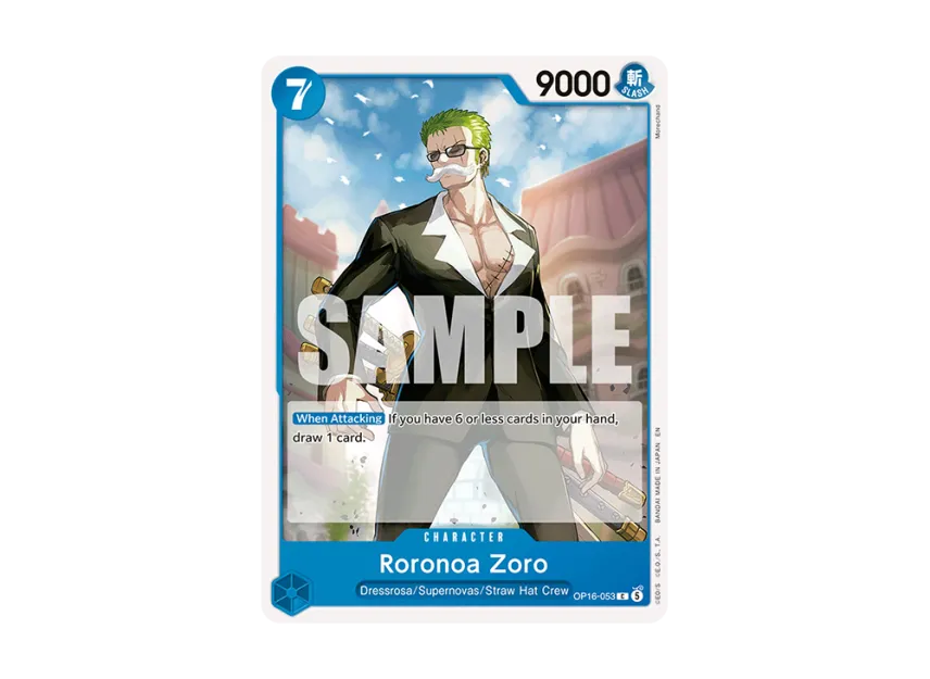 Roronoa Zoro C [OP16-053] [EN] (Booster Pack "THE TIME OF BATTLE")